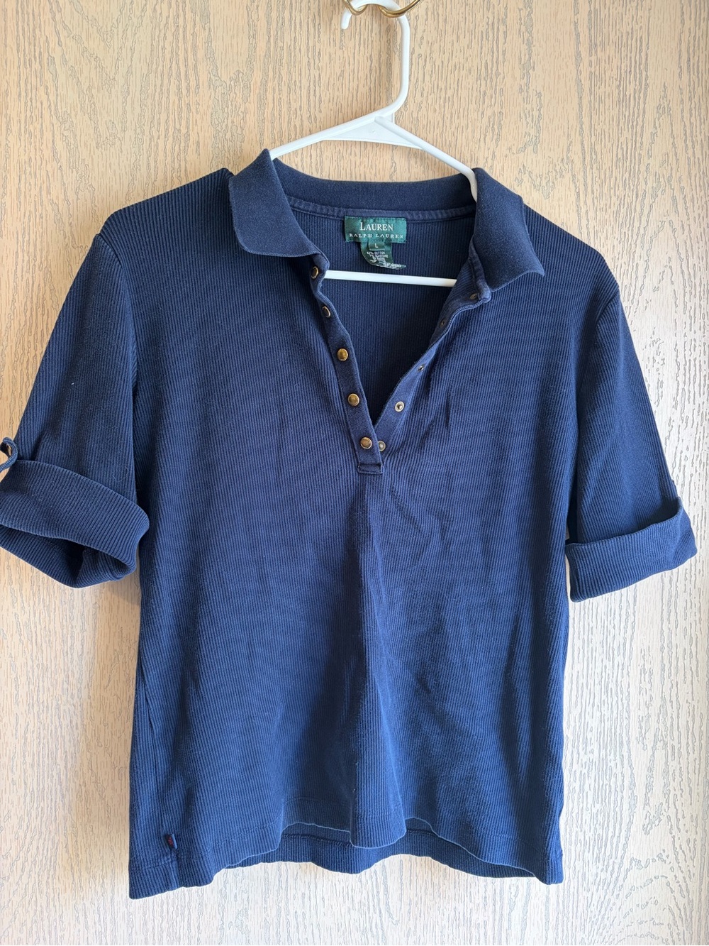 Ralph Lauren Navy Short-Sleeve Polo Shirt